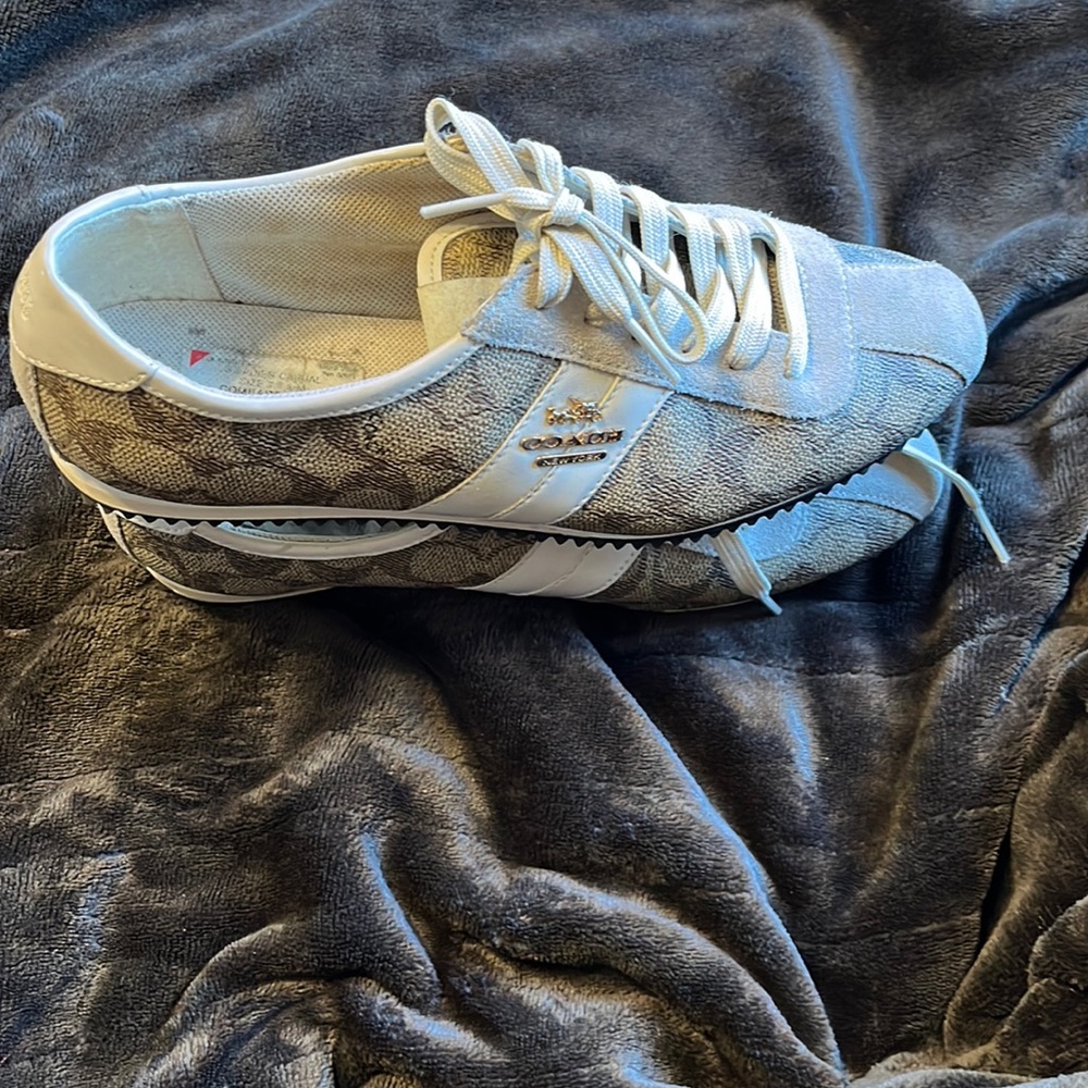 Coach tennis shoes.